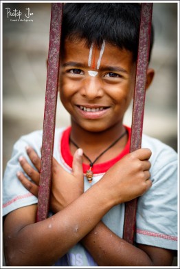 A Young Hindu Pilgrim Boy