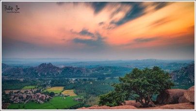Sunset at Anjanadri Long Exposure Photography
