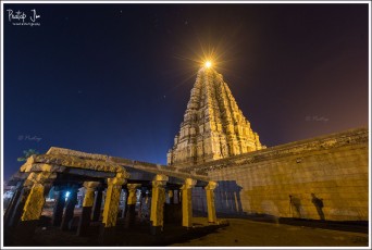 Virupaksha Temple at Night