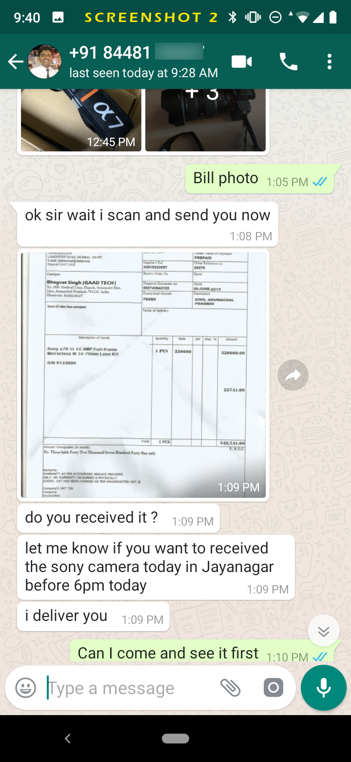 OLX seller feedback