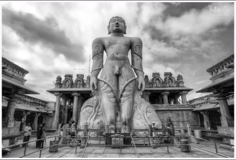 58-feet tall monolithic statue of Gommateshvara