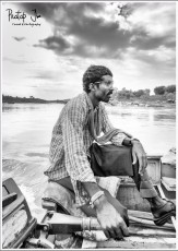 A boatman in Hampi