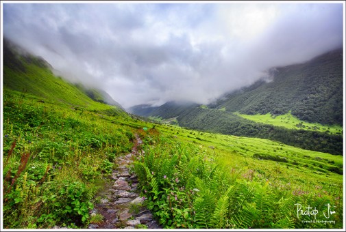 Path to valley of Flowers in Uttaranchal