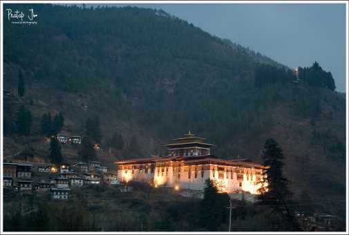 Rinpung Dzong at Night