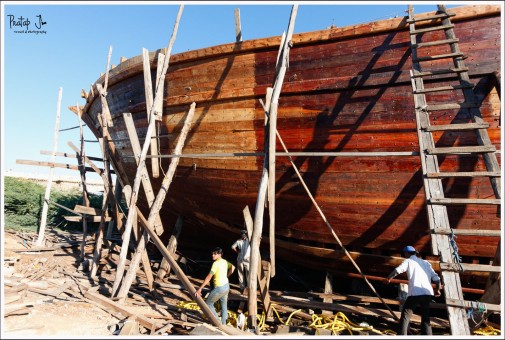 Ship building porcess in Mandvi