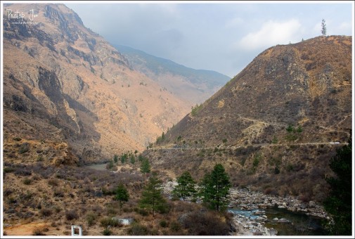Stark Bhutanese Landscape