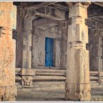 Ancient Pillars near the Kalyani at Melkote