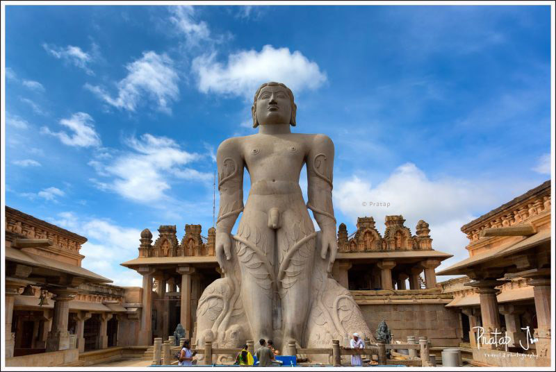 Gomata Statue at Shravanabelagola near Bangalore