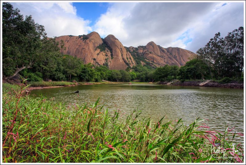 A view of the monolithic Savandurga