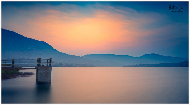 Morning at Gundamagere Lake near Chikballapur