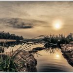 An HDR of the sun rising over the Nethravathi River