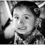 Portrait of a Rabri child in Bhuj