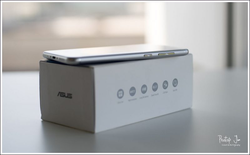 Side profile of the Asus Zenphone 3 Max