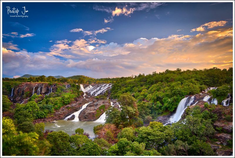 Sunset at Barachukki Falls