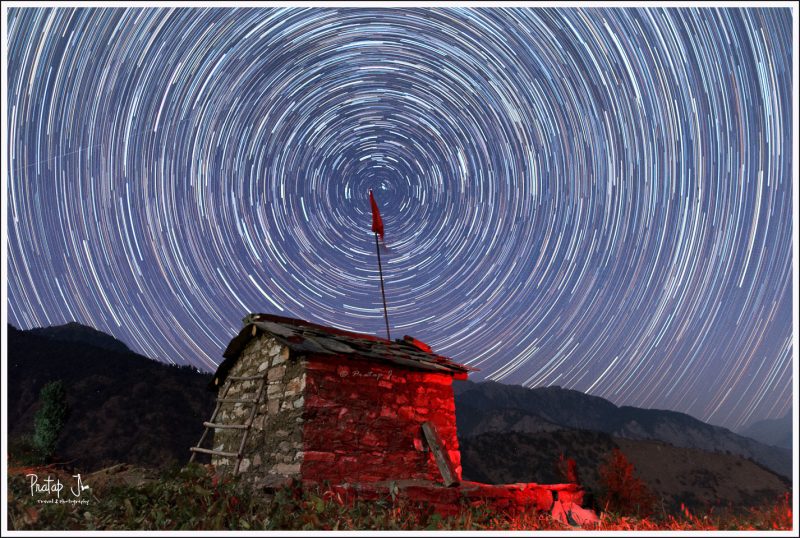 Circular Star Trails