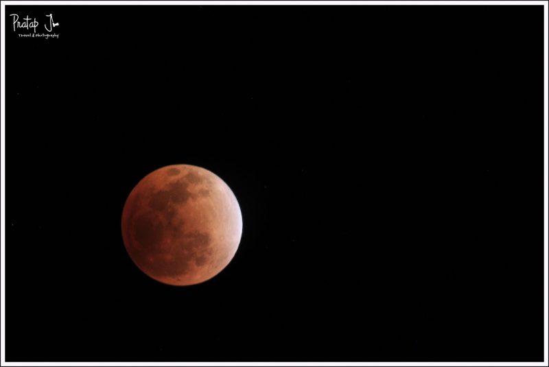 Blood Moon During a Lunar Eclipse