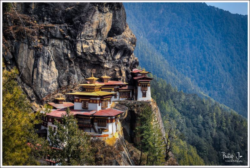 Close up of Tiger Nest Monastery