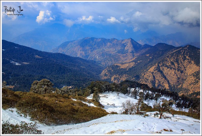 Gharwal Himalayan Slopes in Winter
