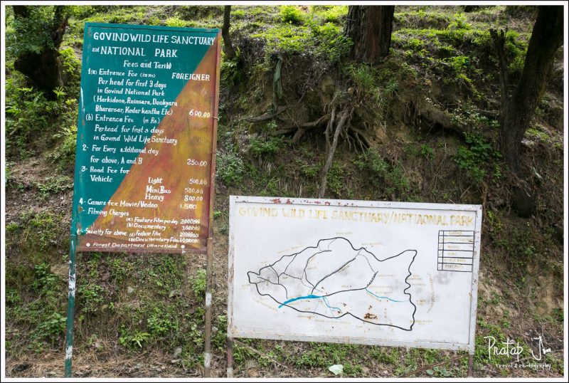 Govindghat Sanctuary Entrance Map
