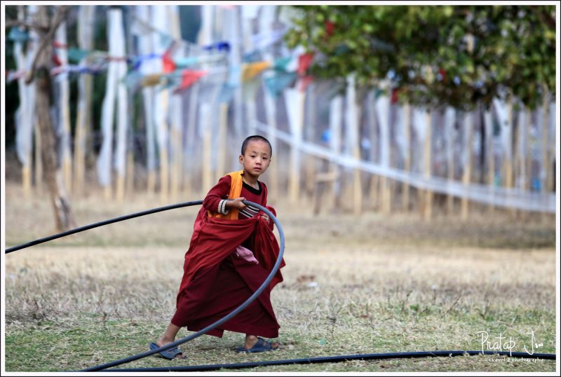 Young Monk in Bhutan