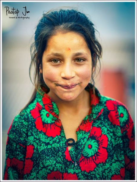 Portrait of a girl from Raithal