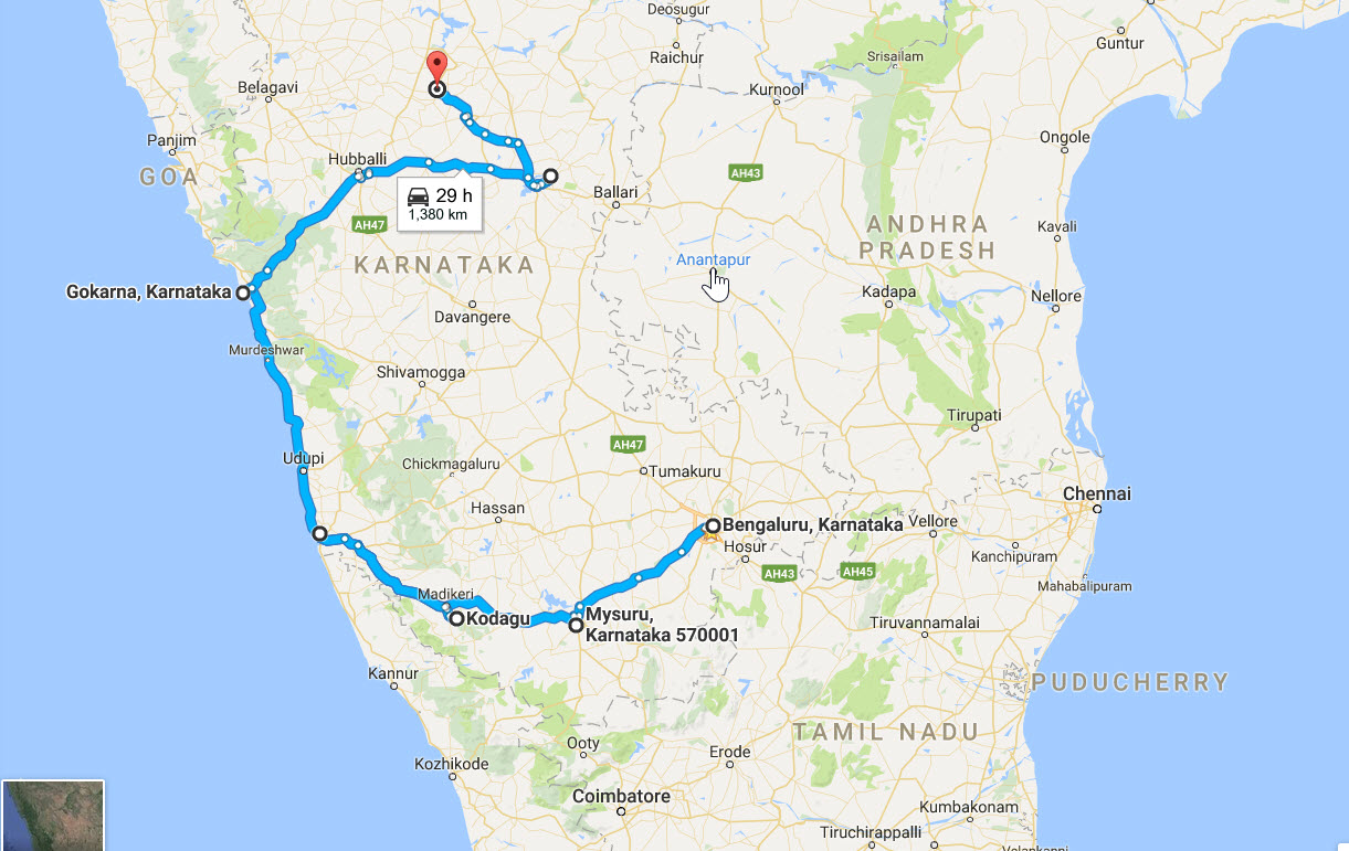 karnataka trip plan