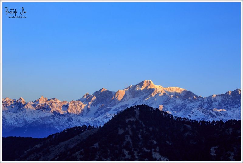 Sunrise from the Chopta Campsite