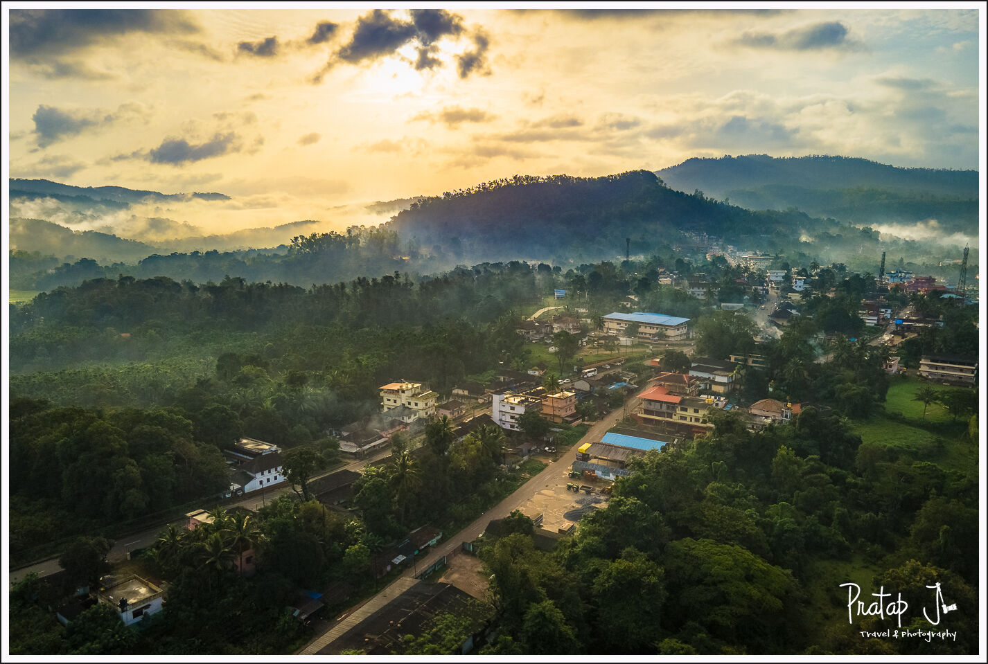 Kalasa town at sunrise
