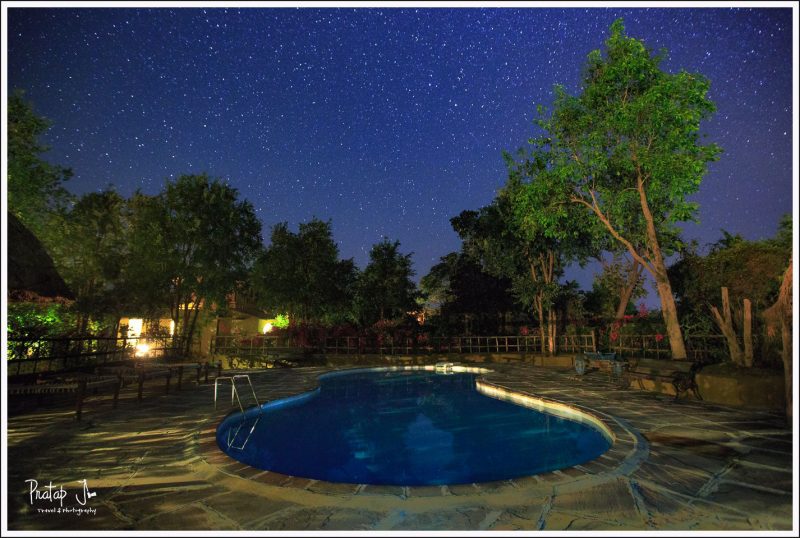 Swimming Pool under Stars